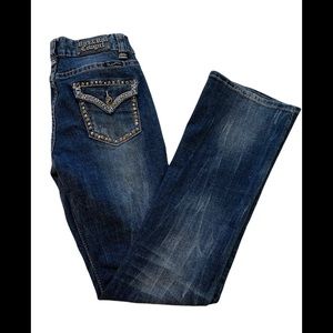 Rock & Roll Cowgirl Jeans. Excellent condition. Mid Rise 27 x 34.